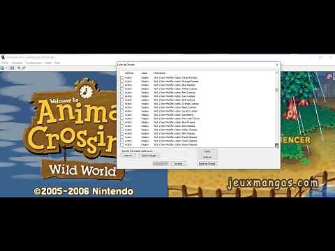 Animal Crossing Wild World sur DS - Tous les Cheats Codes