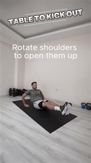 TABLE TO KICK OUT | EFFECTIVE CORE AND SHOUDLER STABILITY MOVE