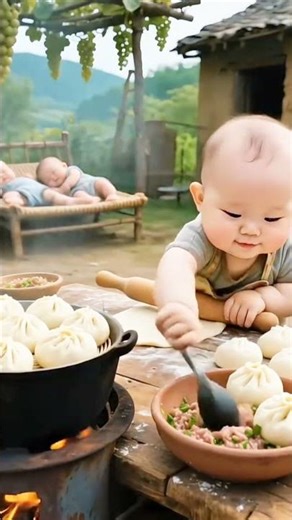 Baby Girl Cooking Video | Sweet & Cute Food Making