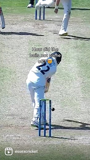 Cricket Bails Fail to Fall: Unluckiest Moment?