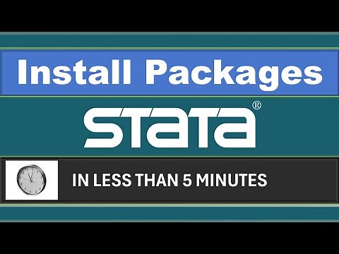 Learn how to install packages in less than 5 Minutes using Stata #mdesc #how_many_imputations