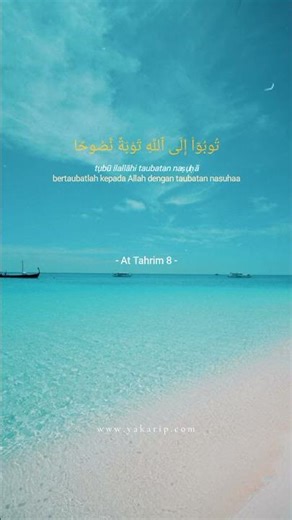 #yakarip Al Qur'an Surah At-Tahrim Ayat 8