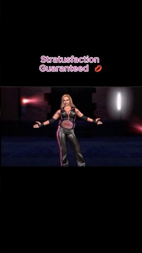 Trish Stratus was born to be a superstar 🌟#retrogaming #wwe #wrestling #playstation #2000s