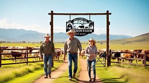 Personalized Farm Sign, Custom Ranch Decor, Family Farm Sign, Horse Metal Name Signs, Custom Farmhouse Decor, Farmhouse Monogram Wall Decor, Farmer's Gift