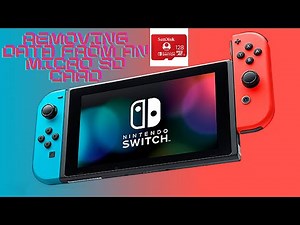 removing data from a Micro SD card/ Formatting with the Nintendo switch