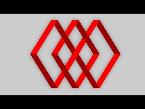 3D rhombus design in CorelDRAW | 3D logo | Geometric object |Coreldraw tutorial | Graphic design