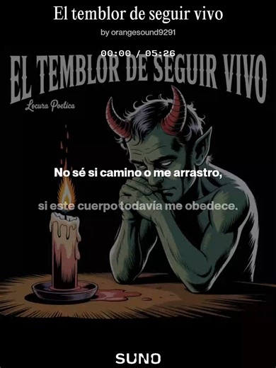 El temblor de seguir vivo #tiktokmusic LOCURA POETICA...