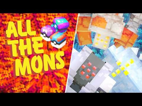 All The Mons Modpack EP33 I Caught All 3 Legendary Regis by Traveling Thousands of Blocks