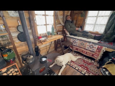 Caught in Heavy Snow and Snowstorm – 5 Days in a Tiny House with My Dog - Part 2