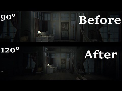 Resident Evil 7: How to Set FOV Above 90° [Trainer] Patch #4 Support
