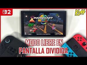 HOW TO PLAY SPLIT-SCREEN FREEMODE IN MARIO KART WORLD! | VGH