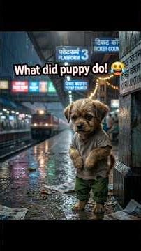 What did puppy do! 😮#shorts #shortvideo #viral