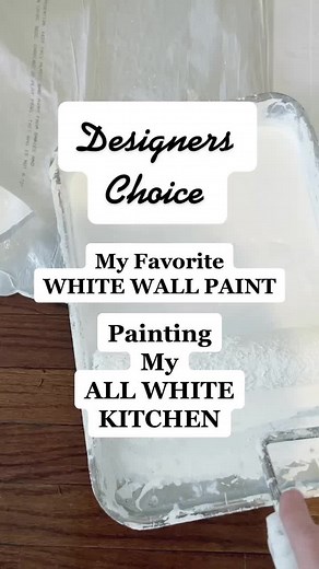 All white kitchen #designerschoice #paint #bestpaint #behrpaint #whitewalls #painttutorial #whitekitchen #foryou