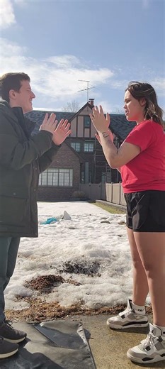 me and natile doing the miss mary hand clapping game