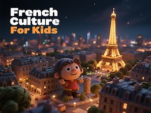 French Culture For Kids | France For Children | Educational Video About France | Eiffel Tower Kids
