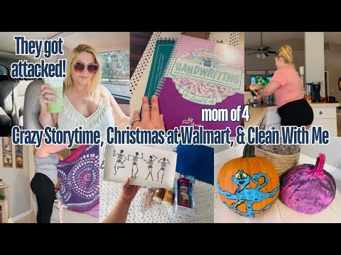 CRAZY STORYTIME | mom life + Walmart run + cleaning | CLEANING MOTIVATION