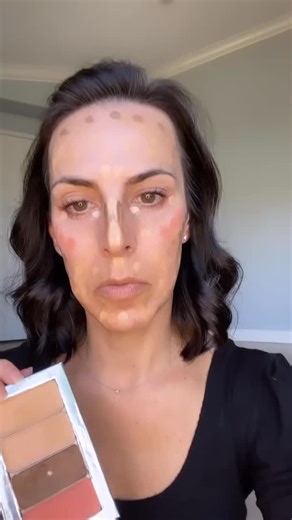 ✨Makeup Tips & Tutorials For Women Over 40✨ on Instagram: "DOTS to PERFECTION! - All you need is a second to feel more confident and put together!! Comment “4” for this starter palette! #makeupreels #friday #fridayreels #funnyreels #easymakeup #simplemakeup #mommymakeup #makeupover40 #makeover #makeovermonday"