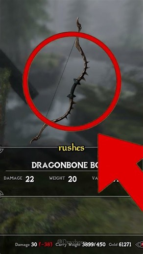 🤯 99% of Players Ignore This Bow #skyrim #gaming