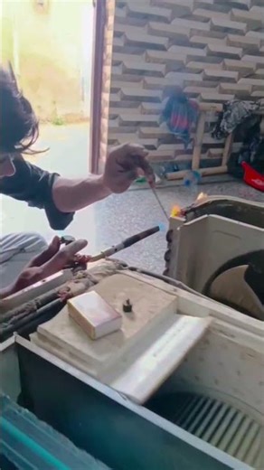 window ac Gas charging trending shorts Belding #trendingshorts #viral