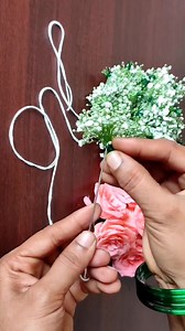 Wedding garland making / reception garland #flowersgarland #poomalai #pinkrosegarland | indian natural flowers