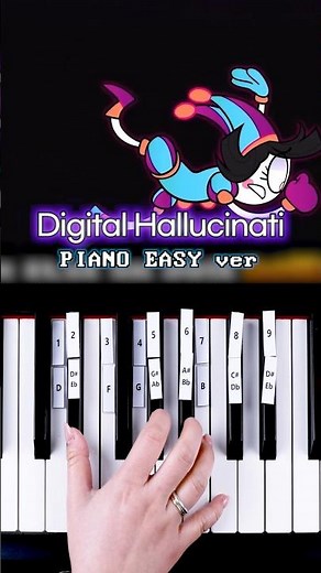 [TADC] Digital Hallucination 🤡 Easy to play with 9 piano keys 🎹