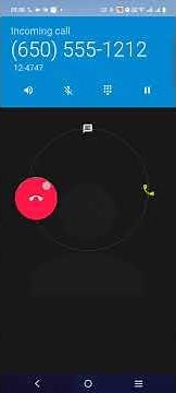 Android 5.0 Incoming Call