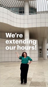 🚨 Breaking news! We're extending our hours. The Center will be open from 10am to 9pm on Saturdays, and 10am to 6:30pm every other day. Excited? Us, too. Book your free reservations to visit at getty.edu/visit, see you soon. | Getty