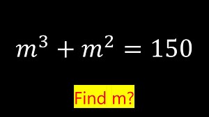 m³ + m² = 150 Interesting Quadratic equation | Math Olympiad Please subscribe my facebook page it helps financially to create more and better contents https://www.facebook.com/becomesupporter/EngineeringKnowledgeWithMourya/ #solidworks #blender #blender3d #hardsurfacemodeling #rigging #hardsurfacerigging #catia #autocad #mechanical #maya #c4d #engineering #3danimation #satisfyingvideo #mechanismprinciple #mechanicalEnineering #engineeringdesign | EngineerKnow | Facebook