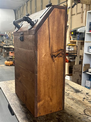 Narrow Fit X-large Wooden Dog Food Storage Container. - Etsy