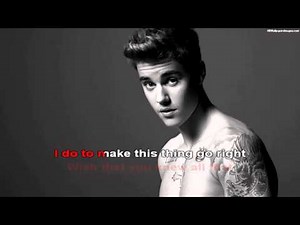 Right Here Lyrics | Justin Bieber ft Drake | Karaoke