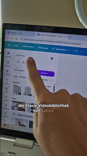 Canva: Video‑Hintergrund – Aus Foto wird Reel