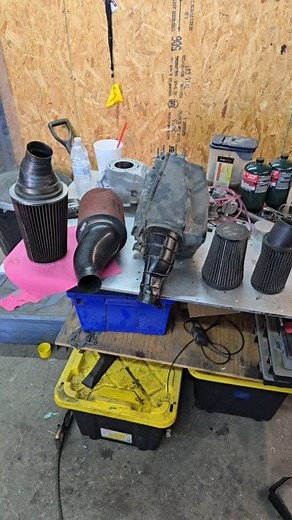 Flow bench testing air filter setups | Dave Moore Racing