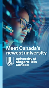 Meet Canada’s newest university, the University of Niagara Falls Canada. We are an innovative, digitally oriented university that prepares graduates for leadership in a digital world. Classes launch at our downtown Niagara Falls campus this spring. 🏢🇨🇦 Innovation flows here. Learn more at unfc.com. 👆 #UNF #myUNF #HigherEducation #NiagaraFalls | University of Niagara Falls Canada