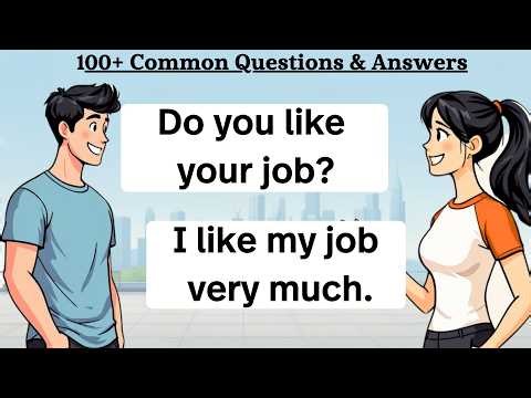 100 Common Questions & Answers | English Speaking Practice for Beginners | English Conversation