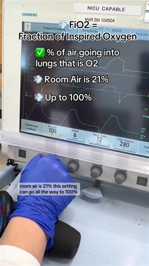 🫁 Basic Ventilator Settings Have you seen any other vent settings in clinicals? Drop these settings in the comments! #nurseinthemaking #clinicals #ICUnurse #respiratorynurse #NCLEXprep #BSN | Nurse making