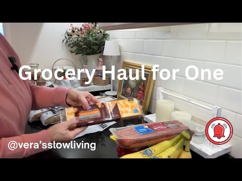 What I Buy for Groceries Living Alone | Simple Weekly Haul