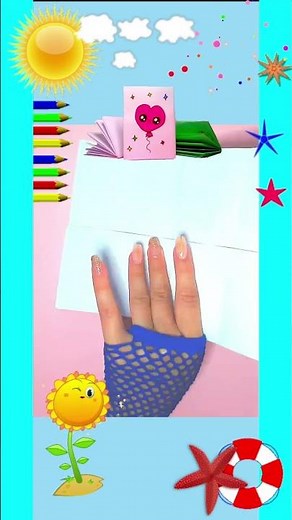 DIY Cómo hacer Manualidades con papel fácil Mini Libreta kawaii