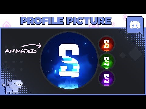 "GLITCH" — Discord Profile Picture Template (GIF) 👌