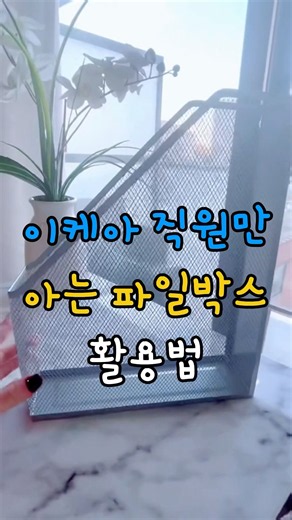 이케아 직원만 아는 파일박스 활용법
