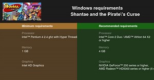 Shantae and the Pirate's Curse System Requirements — Can I Run Shantae and the Pirate's Curse on My PC?