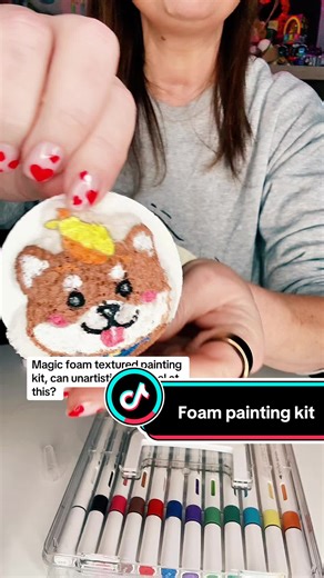 Satisfying Foam Texture Painting Kit for Creative Fun