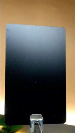 LINQS NTAG213 PVC Black NFC Card | CR80 Size, Rewritable NFC Access Control Card
