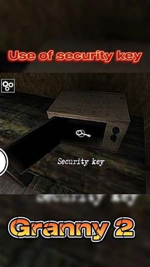 How To Use Security Key in Granny 2 / Use Of Security Key in Granny 2 #granny #shorts #viral