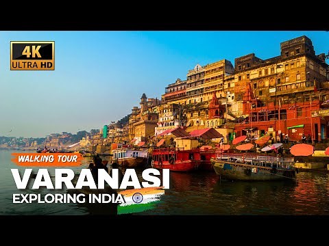VARANASI, India 🇮🇳 Walking in the India’s Most Spiritual City | 4K Walking Tour