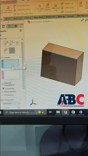 SolidWorks Chamfer Command Explained in 60 Seconds 🔥