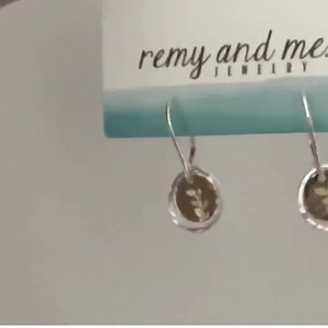 Dainty Dangle Earrings, Handmade Jewelry for Women, Mixed Metal, Two Tone Leverback Earrings, Unique Nature-inspired Gifts for Her Under 50 - Etsy