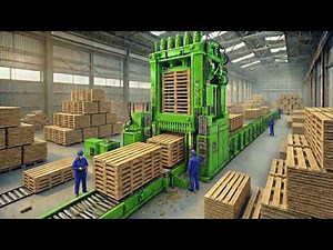 Inside An Industrial Timber Factory: How Pallets Go From Raw Wood To Finished Product (Full Process)