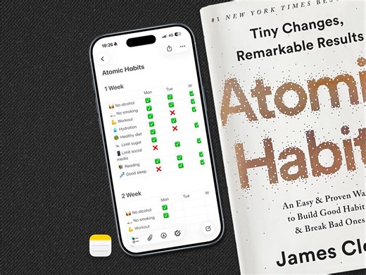Atomic Habits Tracker 12-week Challenge | Daily Habits Tracker | Goal Planner | Habit Journal | Apple Notes Template | Iphone, iPad & Mac - Etsy