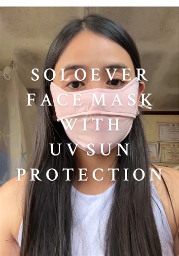 SOLOEVER sun protection mask with uv sun protection #soloever #soloeversunprotectionmask #uvsunprotection #fypage #facemask