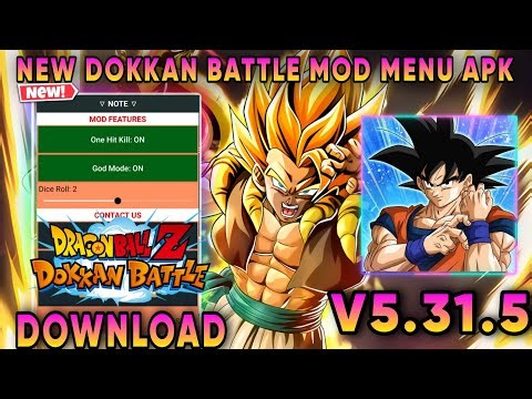 NEW! DBZ Dokkan Battle MOD MENU V5.31.5 APK / Dragon Stones 💎 / Dokkan Battle Dice Roll Mod